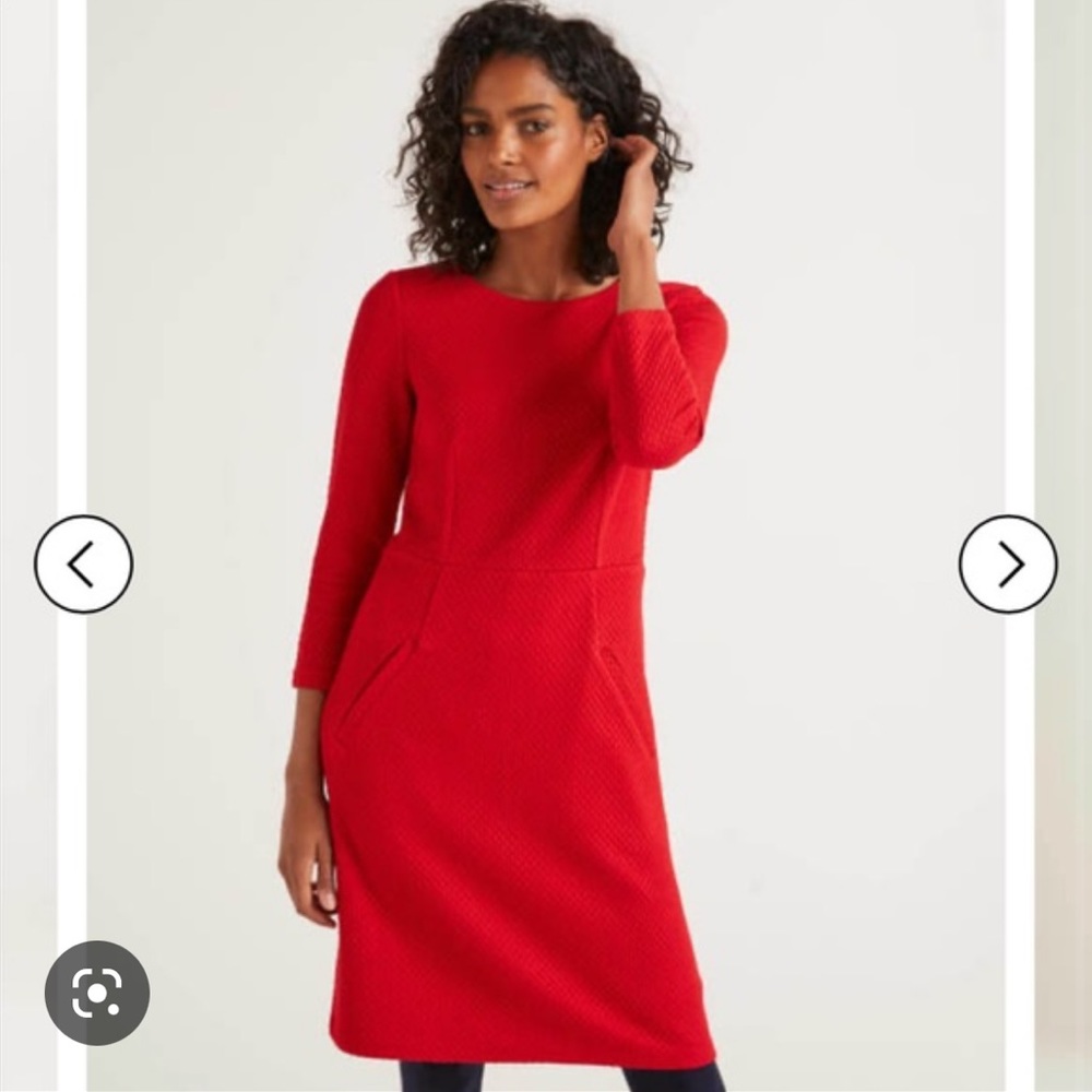 BODEN AGNES JACQUARD DRESS